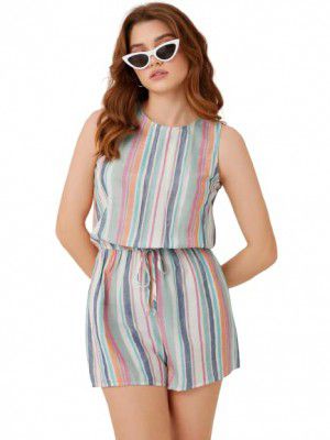 OM SAI LATEST CREATION Women's Regular Knee Length Short Jumpsuit
