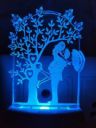 Omniverse Tree Romantic Love Umbrella couple Night Lamp Color Night Lamp (13 cm, White) Night Lamp  (12 cm, Blue)...