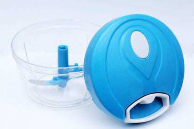 OMORTEX Turquoise Blue Dori Handy Manual Chopper For Vegetable & Fruit Chopper  (Turquoise Blue Chopper Pack Of 1)