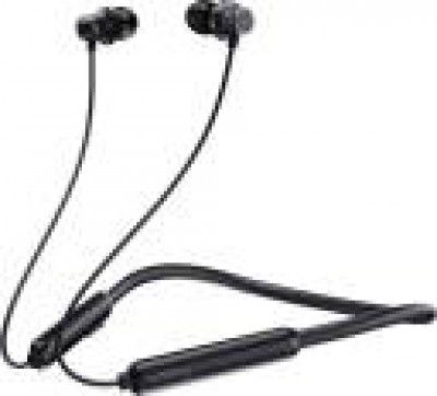 omthing By 1MORE AirFree Lace Neckband With With BT IPX4 rated Bluetooth  (Black, In the Ear)