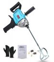OMXE OPAL 1500W Paint Mixer Machine, 680 RPM, 160mm Collet, 6 Speed Levels, High Torque Motor, Putty & Cement Mixing, Dust-Proof Rotary Tool with Trigger Lock, 220V, 2m Cord, Home & Professional Use...