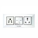 One Beat Extension Board with 2 Socket, One 6A and One 16A - Heavy Duty 16A Switch, Heavy Duty 16A Socket, Safety Shutter on 16A Socket with 2 Meter Power Cord - Multcolor (2 Socket)...
