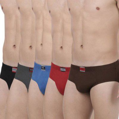 one8 by Virat Kohli  Super Premium Solid Men Brief  (Pack of 5)