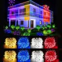 One94Store 12M 36 LED Pixel Decorative String Lights – Pack of 8 (4 Colors × 2 Each)...