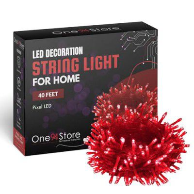 One94Store 15 Feet Long 20 Power Pixel LED Waterproof, Copper Wire LED Decorative String Fairy Rice Lights