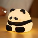 One94Store Baby Panda Night Light – Soft Silicone Touch Lamp, Rechargeable LED Bedside Light for Kids & Toddlers...