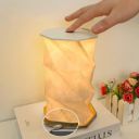 One94Store LED Folding Book Lamp USB Rechargeable Decorative Ambient Night Lamp Portable Rotating Craft Night Light Desk Lamp for Gift, Home, Room Decoration...