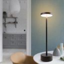 One94Store Metal Touch Control LED Table Lamp 3 Light Modes (Matte Black)...