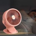One94Store Mini Clip Fan – 120mm USB Rechargeable, 1200mAh Battery with 3-Hour Backup Table Fan (Dark Pink)...