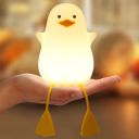 One94Store Rechargeable Silicone Duck Night Lamp – Touch-Control LED Light with Color-Changing Feature...
