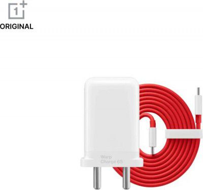 OnePlus 65 W 6 A Wall Charger for Mobile  (White, Cable Included)
