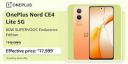 OnePlus Nord CE4 Lite 5G @ ₹17,999 during Prime Day...