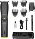 OnePlus OP 501 Cordless Professional 7 in 1 Grooming Kit With Hook Hanger Washable Trimmer 120 min Runtime 12 Length Settings  (Black)...