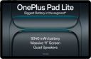 OnePlus Pad Lite 6 GB RAM 128 GB ROM 11.0 inch with Wi-Fi Only Tablet (Aero Blue)...