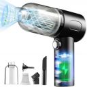 ONERIOUS 3 in 1 Portable Car Vacuum Cleaner with Blower | USB Rechargeable Wireless Handheld Car Vacuum Cleaner Traveling, Camping Reusable,Portable,Rechargeable (Vacuum with Blower)...