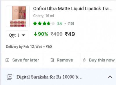Onfroi Ultra Matte Liquid Lipstick Transferproof and Waterproof. High Pigmentation (Cherry, 16 ml)