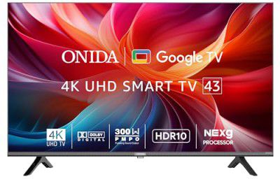 [2025 Model] ONIDA (43") Nexg Series 4K Ultra HD Smart Google LED TV 43UZI