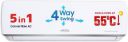 ONIDA 5-in-1 Convertible Cooling 2 Ton 3 Star Split Inverter With Four Way Swing AC - White  (IR243MJS)...