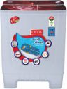 ONIDA 8 kg Cuff and Collar Wash Designer Glass Lid 5 Star Semi Automatic Top Load (S80GSB)...