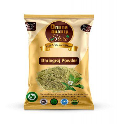 Online Quality Store Bhringraj powder for hair |Eclipta Alba|Organic Karnataka Bhringraj (False Daisy) Leaf Powder for Skin and Hair(50g)