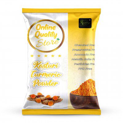 Online Quality Store Kasturi Haldi Powder Combo for Hair and Face |kasturi Manjal Wild Turmeric Powder for Skin Whitening 100g