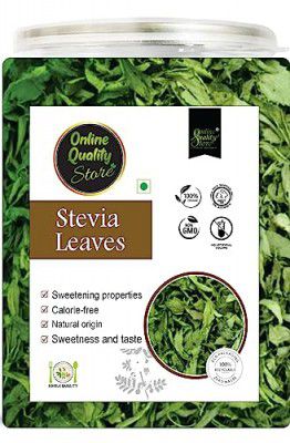 Online Quality Store Stevia Leaves- 100g | Zero Calorie Stevia leaves | Whole Leaf