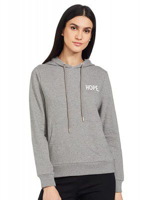 ONLY Womens Cotton Hooded Neck Sweatshirts
