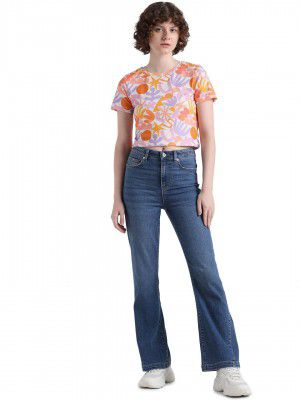 ONLY Women's Floral Regular Fit T-Shirt