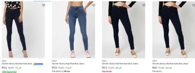ONLY Women's Jeans Starts at ₹572