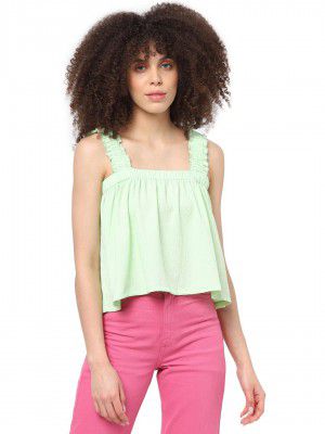 ONLY Women's Polyester Blend Regular Fit Top