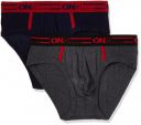 ONN Mens Cotton Brief (Pack of 2) (Colors May Vary)...