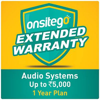 Onsitego 1 Year Extended Warranty for Audio Systems (Rs 0 to 5,000) (Email Delivery in 2 Hours) B2B