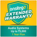 Onsitego 1 Year Extended Warranty for Audio Systems (Rs 0 to 5,000) (Email Delivery in 2 Hours) B2B...