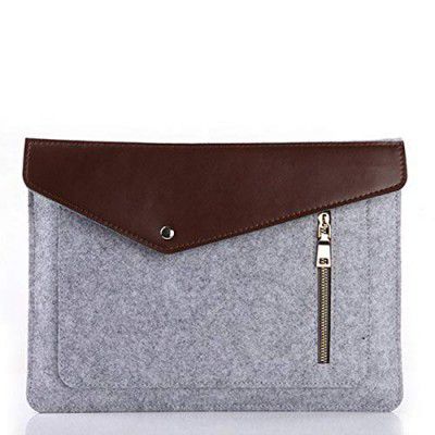 OON 15 Inch Felt Laptop Sleeve Classic Design External Size 16.1 x 11.5 fits for 15 Inch Laptop Sleeve