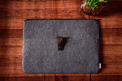 OON Felt Laptop Sleeve - Minimal-13 Inch Grey
