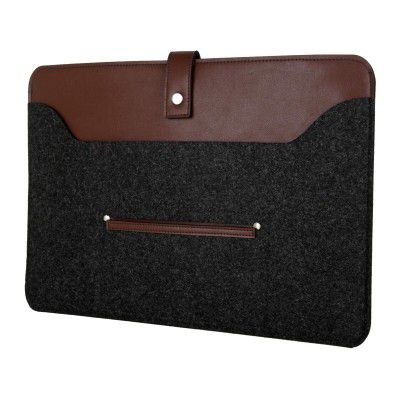 OON Felt Laptop Sleeve - Protective-15 Inch-Black