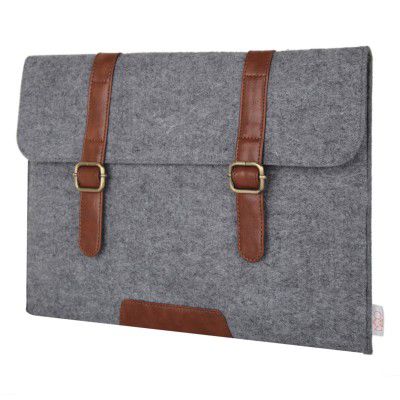 OON Felt Laptop Sleeve - Suit Up-15 Inch-Grey