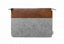 OON Felt Laptop Sleeve - Zipper-15 Inch,Pearl White Grey OLS 33-W02-15...