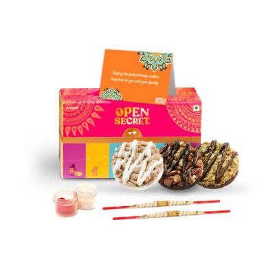 Open Secret Holi Gift Box | Combo of 4 | Cookies Gift Hamper, Cookies, Gift Hamper, Holi Gift Hampers, Gift Set, Corporate Gifts for Employees with Festive Card