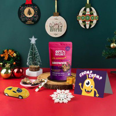 Open Secret Kids' Christmas & New Year Gift - Kids Card, Kids Toy, Brownie