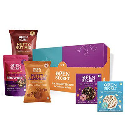 Open Secret Mother's Day Gifts | Combo of 5 | Dry Fruits, Festive Gifts for Family and Friends, Festive Gift Box, Gift for Mom