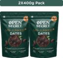 OPEN SECRET Premium Khajur Dates (2 x 400 g)...