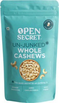 OPEN SECRET Premium Whole Kaju / Cashews, 501gm