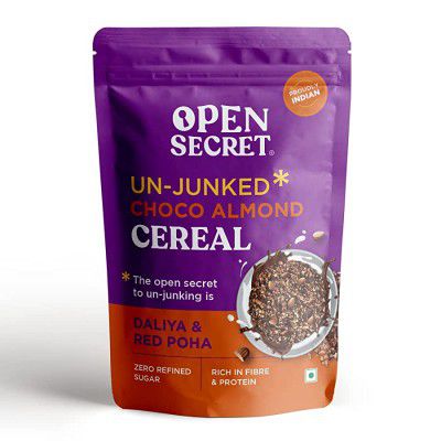 Open Secret Unjunked Chocolate Almond Breakfast Cereal / Muesli | 350g