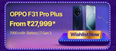 Big Billion Days Special : OPPO F31 Pro+ 5G to be priced at ₹27999