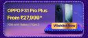 Big Billion Days Special : OPPO F31 Pro+ 5G to be priced at ₹27999...