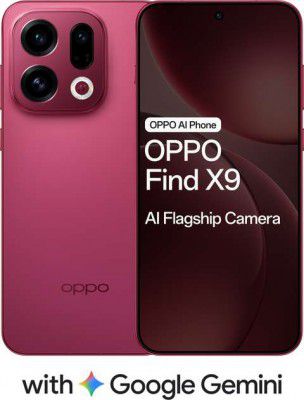 OPPO Find X9 (Velvet Red, 256 GB | 12 GB RAM)