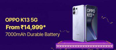Big Billion Days Special : Oppo k13 5g to be priced at ₹14999