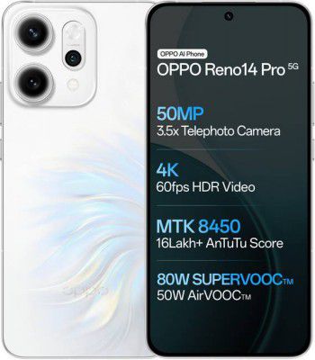 OPPO Reno14 Pro 5G (12 GB RAM + 256 GB) 