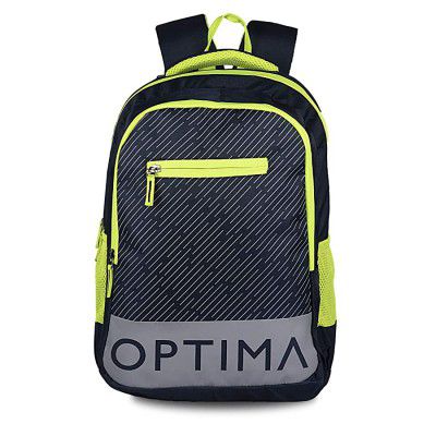 OPTIMA Polyester 15.6-inch Black Water Resistant Travel Laptop/Business Slim Durable Backpack (Blue)